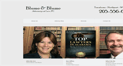 Desktop Screenshot of blumelaw.net